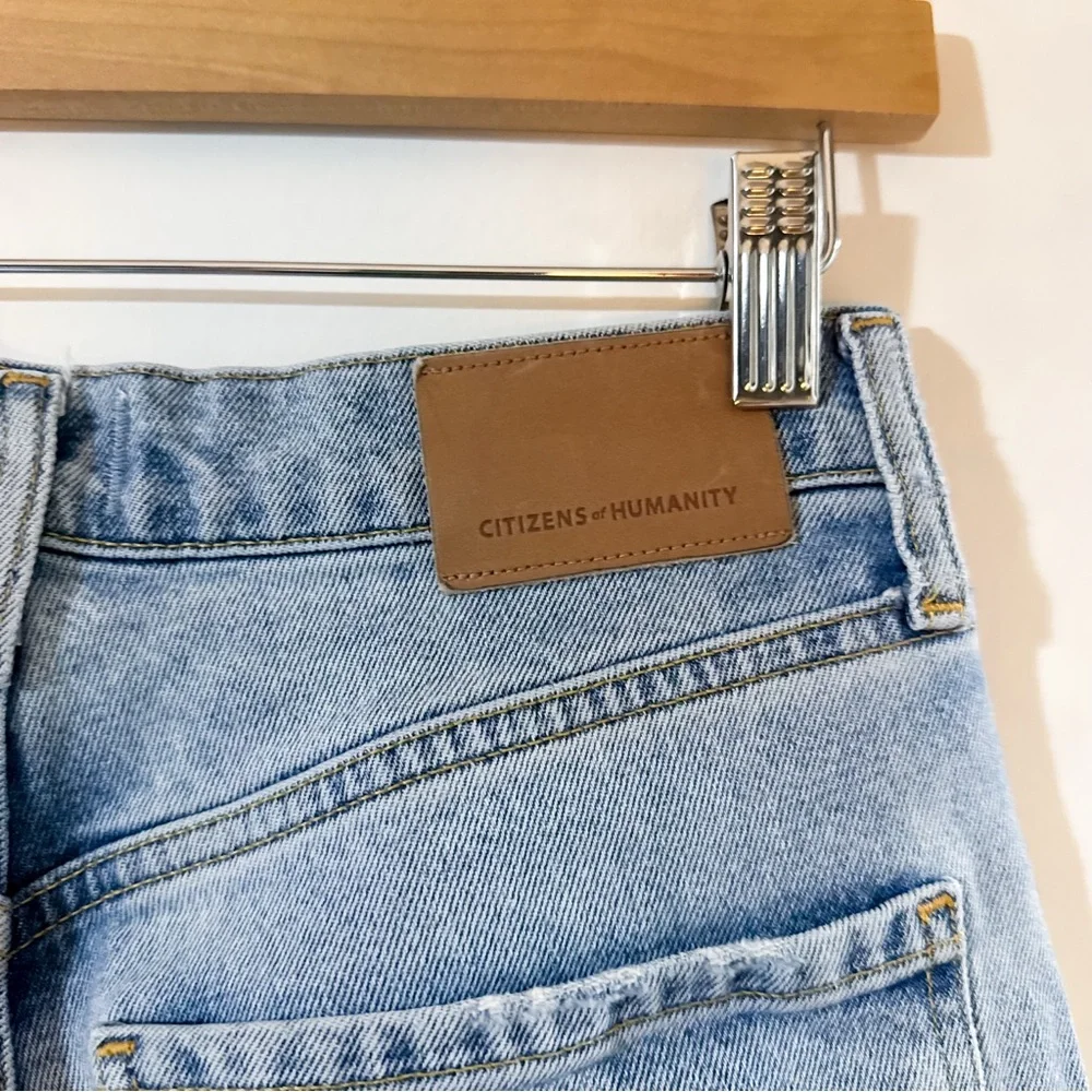 Citizens of Humanity Daphne Crop High Rise Stovepipe Jean Blue Size 26 - Picture 6 of 11